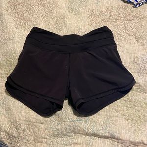 Black lululemon shorts